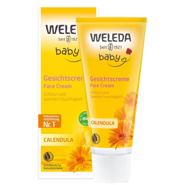 Weleda Baby Gesichtscreme Face Cream Κρέμα Προσώπου με Καλέντουλα, ...