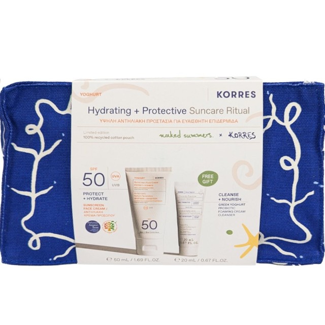 Korres Promo Yoghurt Sunscreen Face Cream Protect & Hydrate Spf50 5...
