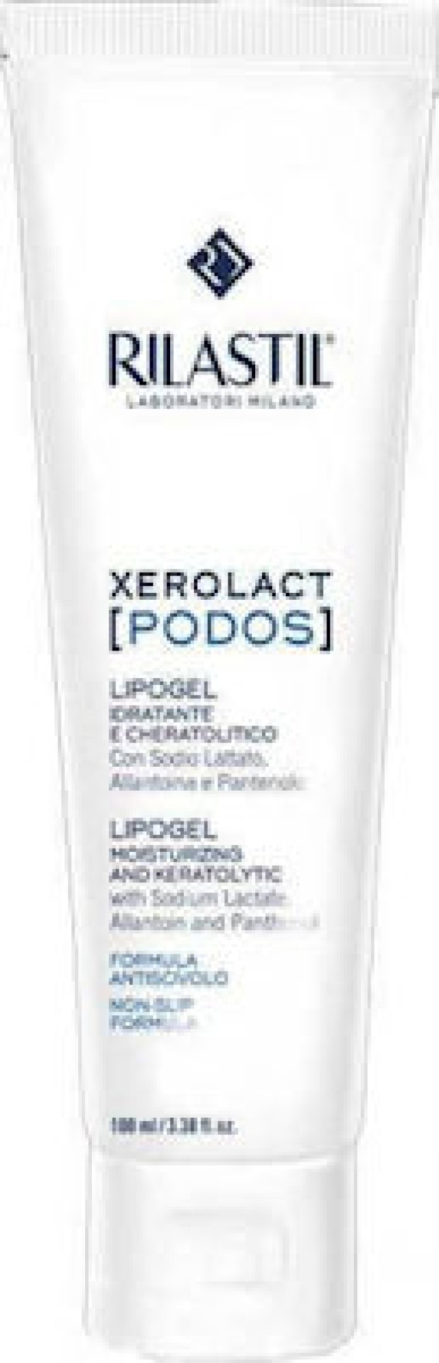 Rilastil Xerolact Podos Lipogel Ενυδατική Και Κερατολυτική Λιπογέλη Ποδιών, 100 ml