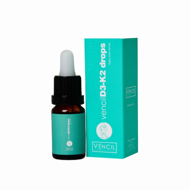 Vencil D3-K2 Drops Συμπλήρωμα διατροφής D3 και Κ2 σε Σταγόνες για Π...