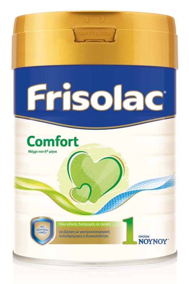 Frisolac Comfort Γάλα Σε Σκόνη Ειδικής Διατροφής για Αναγωγές - Δυσκοιλιότητα 0-6m+, 800gr