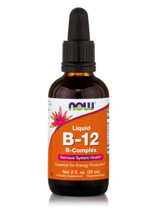 Now Vitamin B-12 Liquid Complex Vegeterian, 59 ml