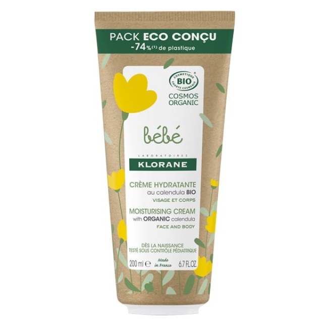 Klorane Bebe Moisturising Cream Βρεφική Ενυδατική Κρέμα με Καλέντου...