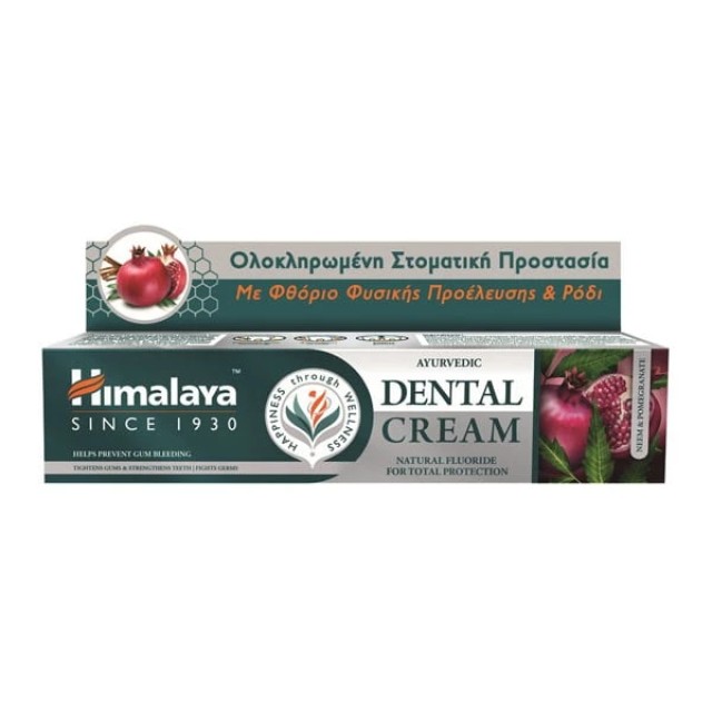Himalaya Dental Cream Οδοντόκρεμα με Ρόδι και Φυσικό Φθόριο, 100gr