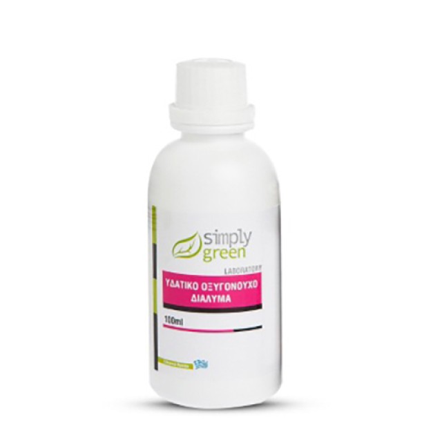 Simply Green Laboratory Υδατικό Οξυγονούχο Διάλυμα, 100ml