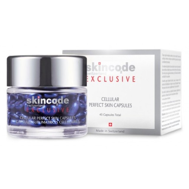 Skincode Exclusive Cellular Perfect Skin Αντιοξειδωτικός Ορός, 45 Κάψουλες