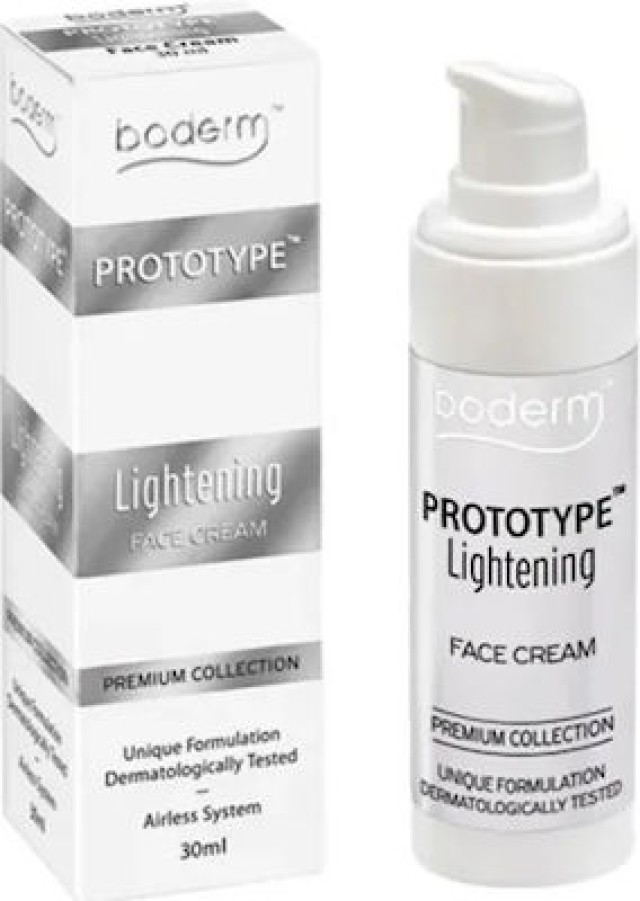 Boderm Prototype Lightening Κρέμα Προσώπου Ημέρας για Ατέλειες & Λεύκανση, 30ml