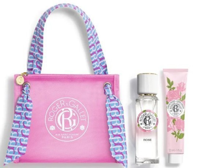 Roger&Gallet Σετ Rose Με Άρωμα 30ml Και Κρέμα Χεριών 30ml & Δώρο Τσαντάκι, 2 Τεμάχια