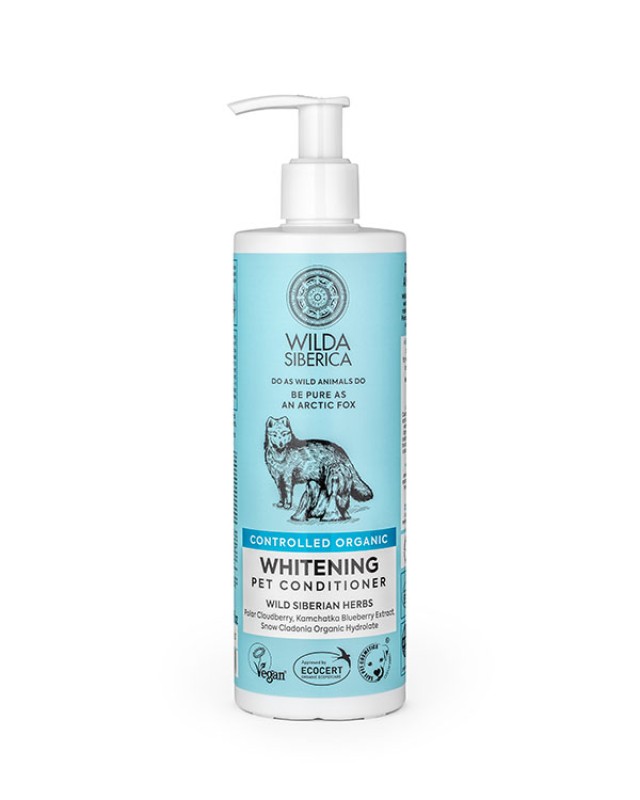 Wilda Siberica pet conditioner Οργανικό Μαλακτικό ζώων Whitening 400 ml