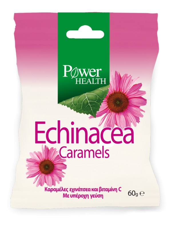 Power Health Echinacea Caramels Καραμέλες Για Το Πονόλαιμο, 60gr