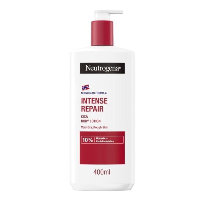 Neutrogena Norwegian Formula Intense Repair CICA Γαλάκτωμα Σώματος Εντατικής Ενυδάτωσης, 400ml
