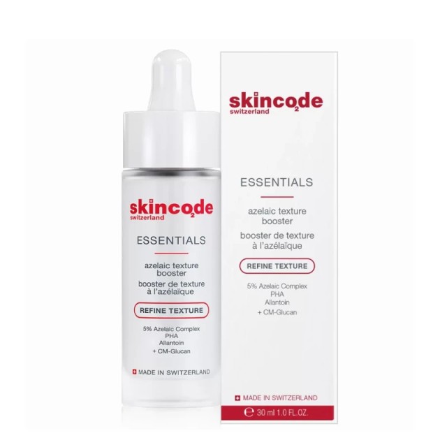 Skincode Essentials Azelaic Texture Booster Ορός Απολέπισης, 30ml
