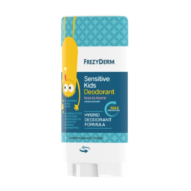 Frezyderm Kids Sensitive Deodorant Stick Παιδικό Αποσμητικό Σώματος, 40ml