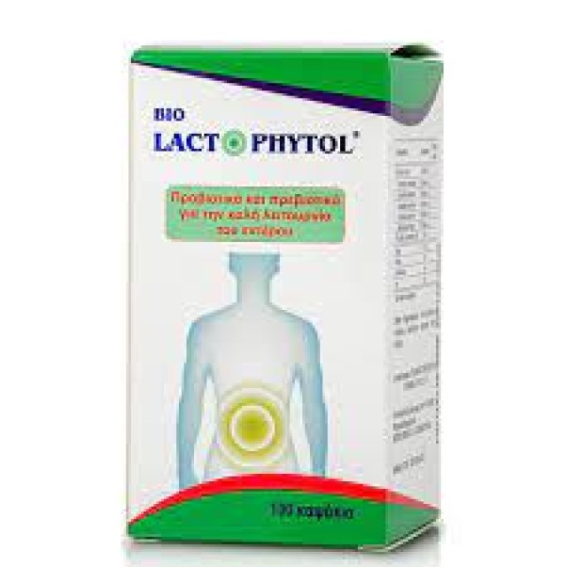 Bio Lactophytol Συμπλήρωμα Διατροφής με Προβιοτικά & Πρεβιοτικά, 100 Κάψουλες