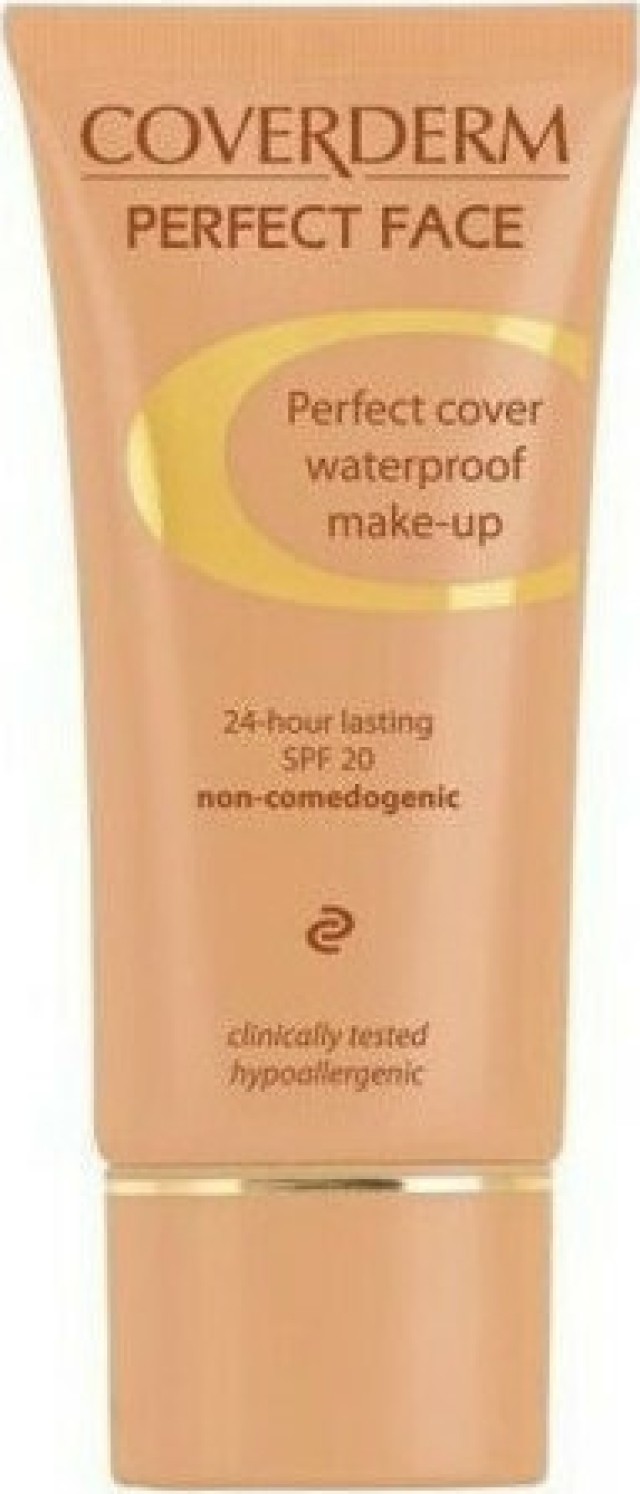 Coverderm Perfect Face Waterproof SPF20 Αδιάβροχο Make-Up Νο.09, 30ml