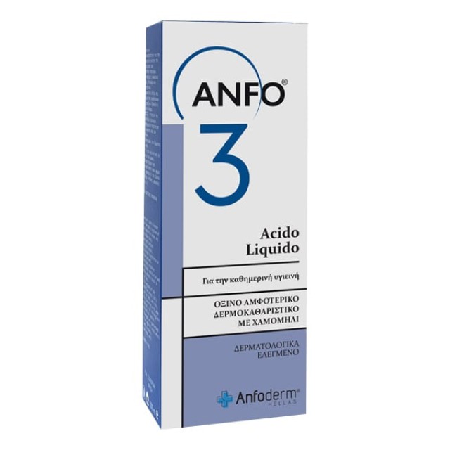 Anfoderm Anfo 3 Acido Liquid Όξινο Δερμοκαθαριστικό για καθημερινή ...
