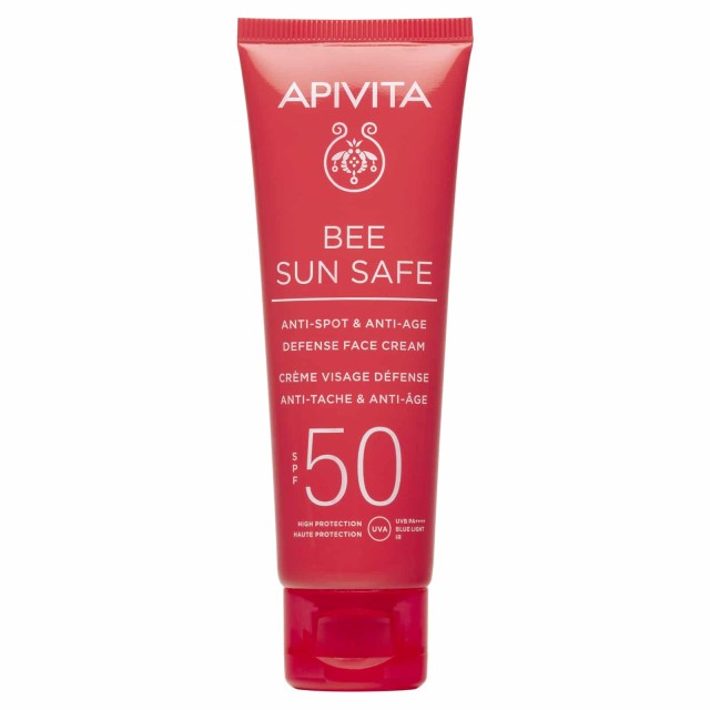 Apivita Bee Sun Safe Anti-Spot & Anti-age Defence Face Cream SPF50 ...