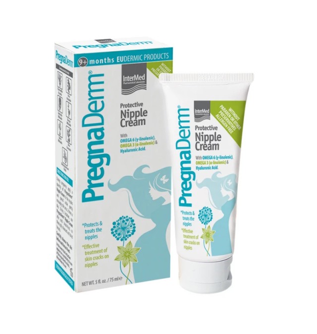 Pregnaderm Protective Nipple Cream Κρέμα Προστασίας των Θηλών, 75ml