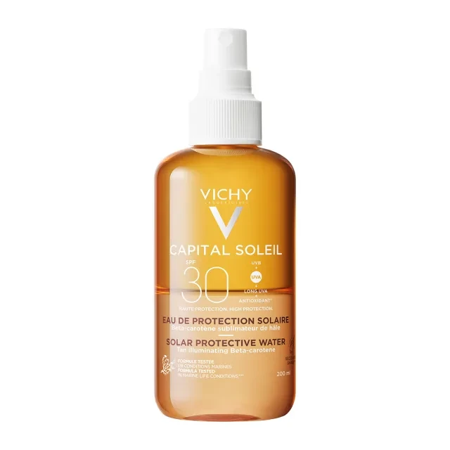 Vichy Capital Soleil Sunscreen Water Spray SPF 30 For a Glowing Tan...