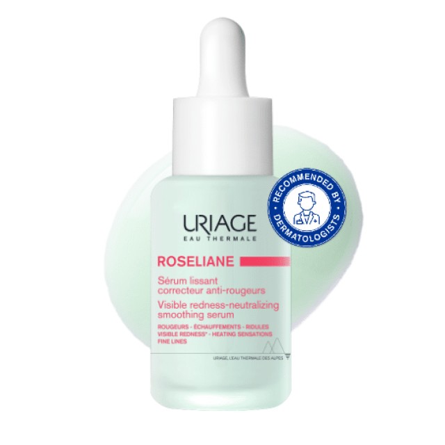 Uriage Roseliane Visible Redness Neutralizing Smoothing Serum Ορός κατά της Ερυθρότητας, 30ml