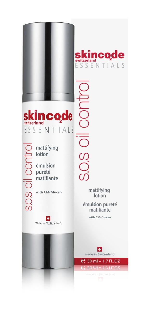 Skincode SOS Oil Control Mattifying Lotion Λοσιόν Προσώπου, 50ml