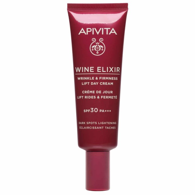 Apivita Wine Elixir Wrinkle Firmness Lift Day Cream SPF30 Κρέμα Ημέρας Για Αποχρωματισμό Πανάδων 40ml