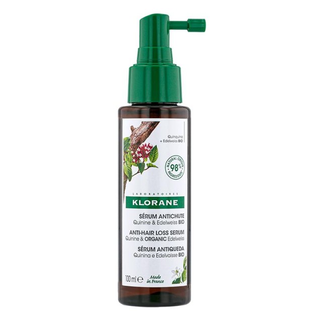 Klorane Hair Strengthening Serum Κατά Της Τριχόπτωσης με Κινίνη και Έντελβαϊς, 100ml