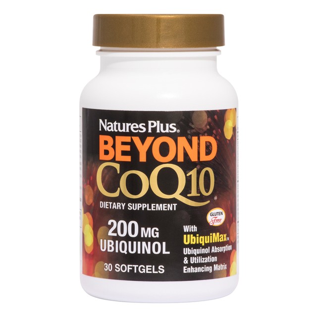 Natures Plus Beyond CoQ10 200mg, 30 Μαλακές Κάψουλες