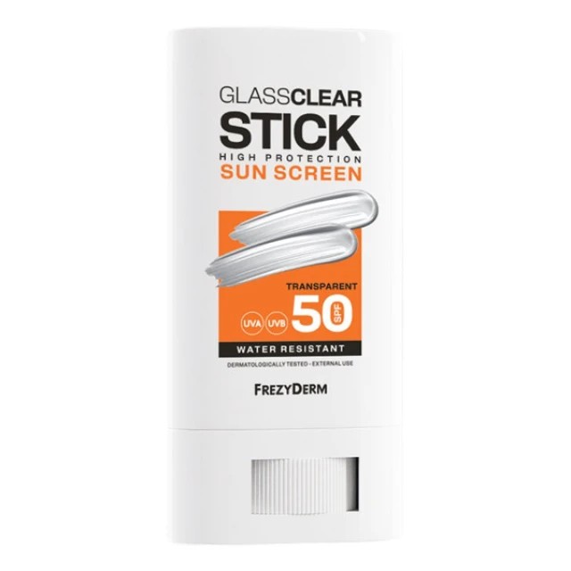 Frezyderm Glass Clear SPF50 Αντηλιακό Προσώπου σε Stick, 20ml