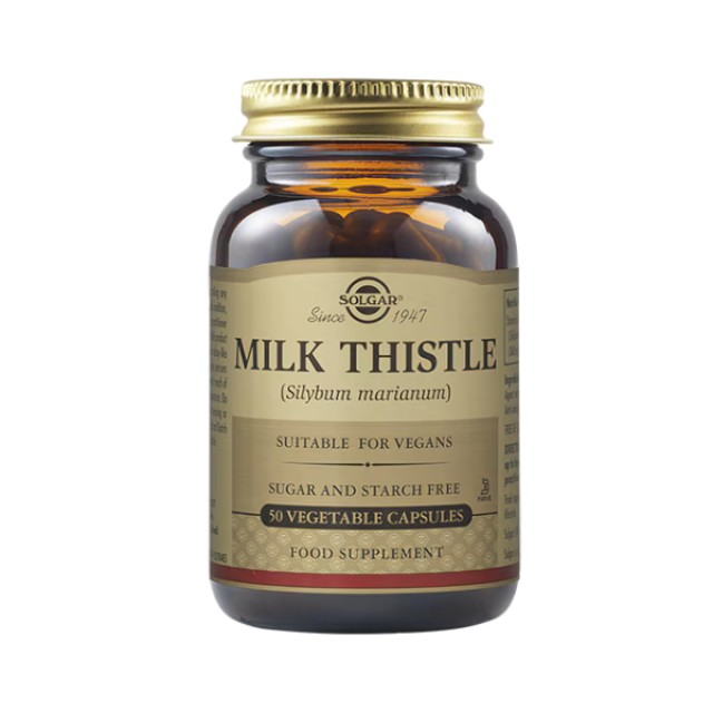 Solgar Milk Thistle Συμπλήρωμα Διατροφής με Γαϊδουράγκαθο, 100veg.caps