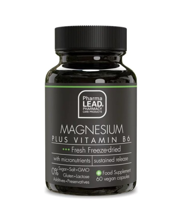 Pharmalead Black Range Magnesium Plus Vitamin B6, 60 Κάψουλες