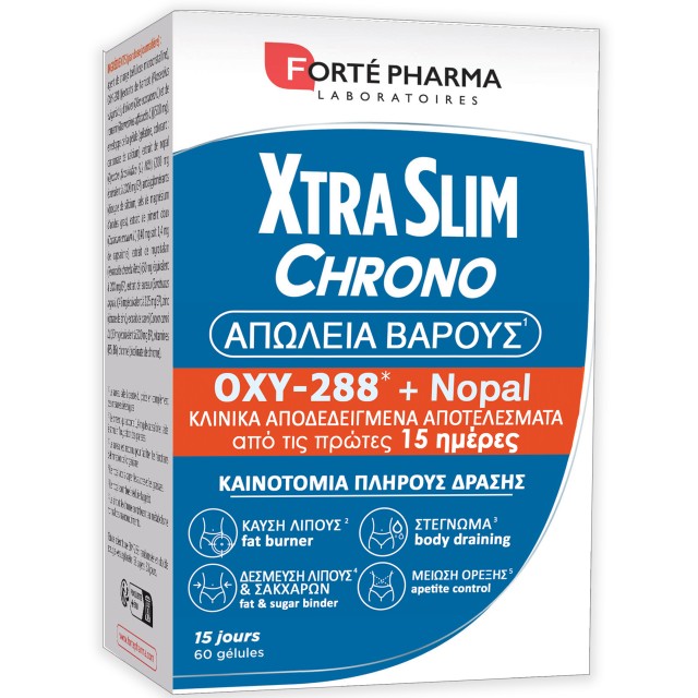 Forte Pharma XtraSlim Chrono Weight Loss Συμπλήρωμα Διατροφής για Α...