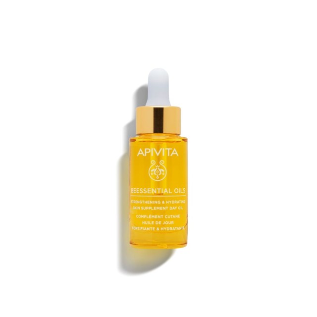 Apivita Beessential Day Oil Έλαιο Προσώπου Ημέρας Συμπλήρωμα Ενδυνάμωσης και Ενυδάτωσης, 15ml