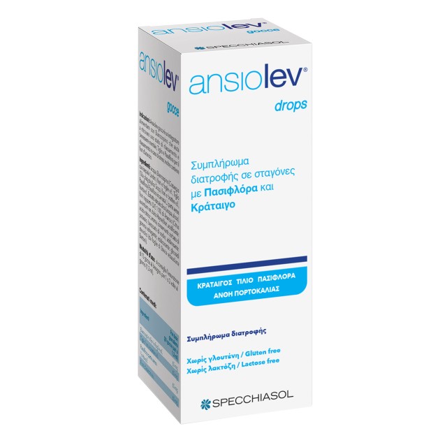 Specchiasol Ansiolev Instant Drops Συμπλήρωμα Διατροφής για το Άγχος 20ml