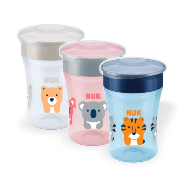 Nuk Magic Cup Κύπελλο με Εύκολη Ροή 8m+ σε Διάφορα Σχέδια 230ml, 1τμχ