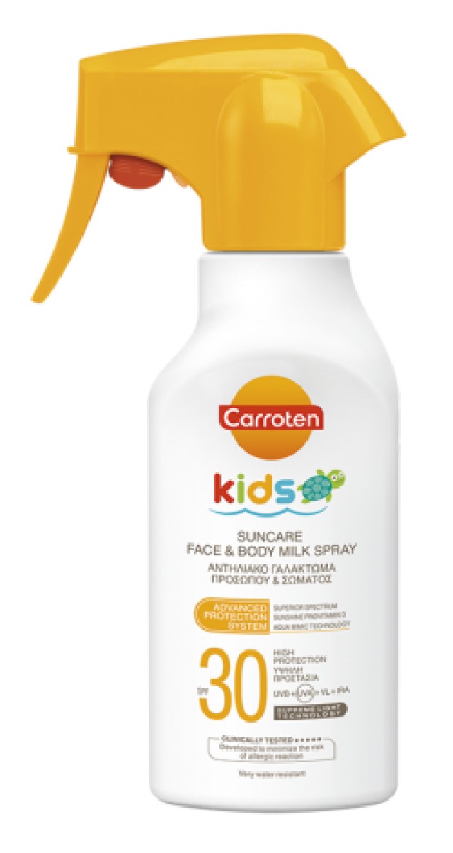 Carroten Kids Suncare Παιδικό Αντηλιακό Γαλάκτωμα Προσώπου & Σώματος SPF30, 270ml