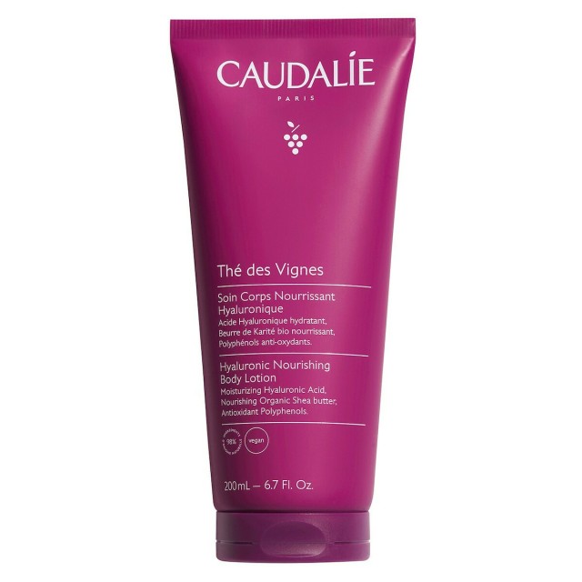 Caudalie The des Vignes Hyaluronic Nourishing Body Lotion Ενυδατική Λοσιόν Σώματος με Υαλουρονικό Οξύ, 200ml