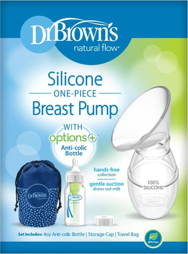 Dr Browns Χειροκίνητο Θήλαστρο – Δοχείο Συλλογής Μητρικού Γάλακτος 120 ml
