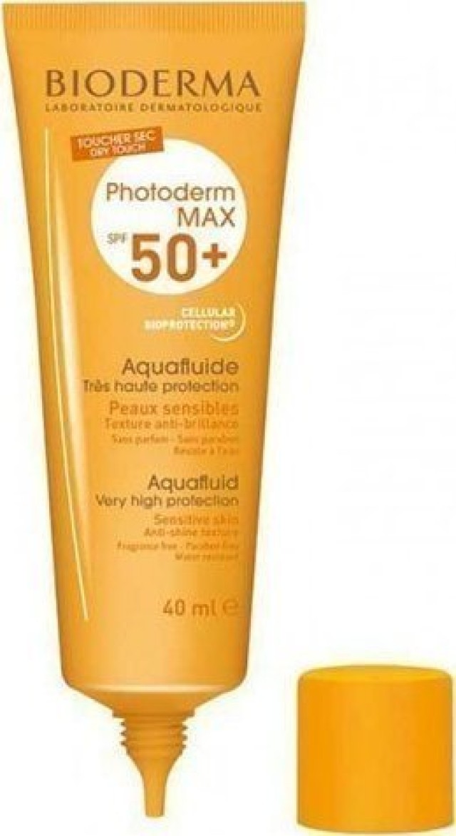 Bioderma Photoderm Max Aquafluid SPF50+ Αντηλιακή Κρέμα Προσώπου 40ml