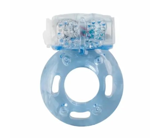 EasyToys Vibrating Intimate Ring with Studded Stimulator, Stretchab...