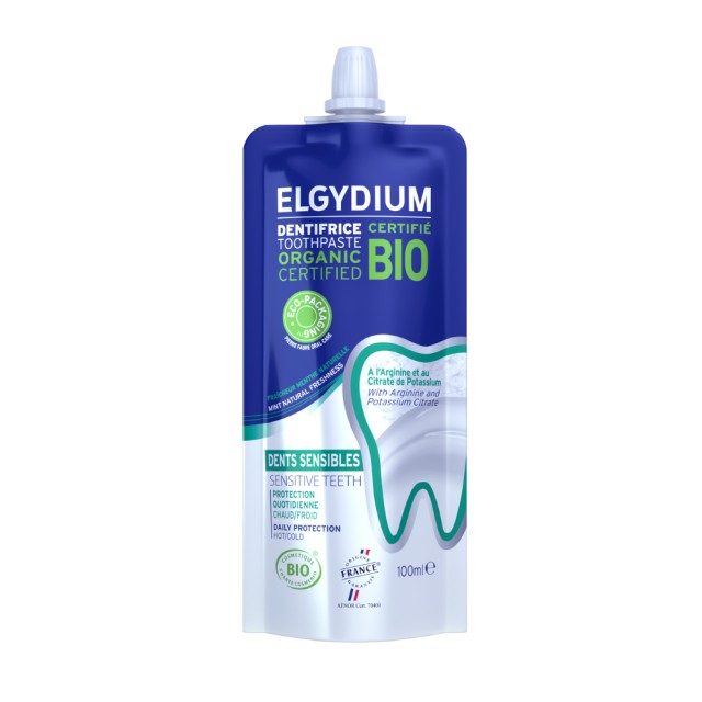 Elgydium Eco-Βio Sensitive Oδοντόπαστα για Μείωση της Οδοντικής Ευαισθησίας σε Ανακυκλώσιμη Συσκευασία 100ml