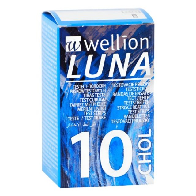 Wellion Luna Ταινίες Μέτρησης Χοληστερόλης - 10ΤΜΧ
