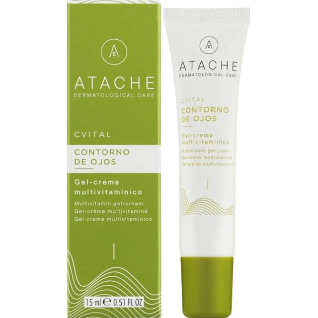 Atache C Vital Eye Gel Cream Αντιρυτιδική Κρέμα-Gel Ματιών, 15ml