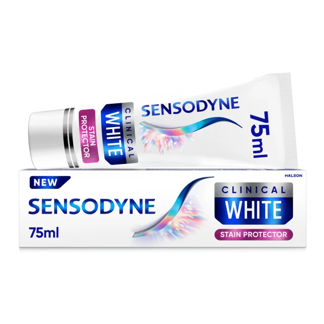 Sensodyne Clinical White Toothpaste for 2 Tones Whiter Teeth...