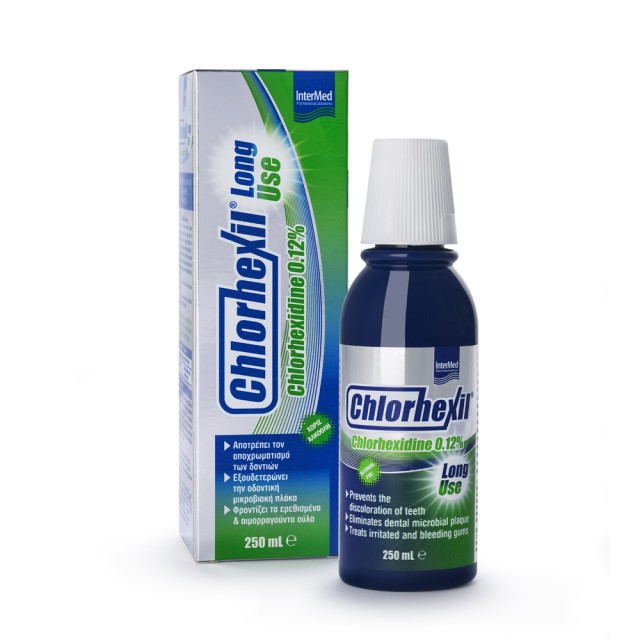 Chlorhexil 0.12% Long Use Mouthwash Στοματικό Διάλυμα κατά της Πλάκ...