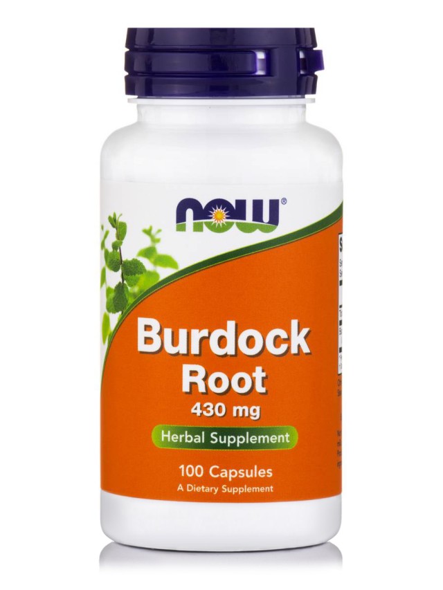 Now Foods Burdock Root 430mg, 100 Kάψουλες