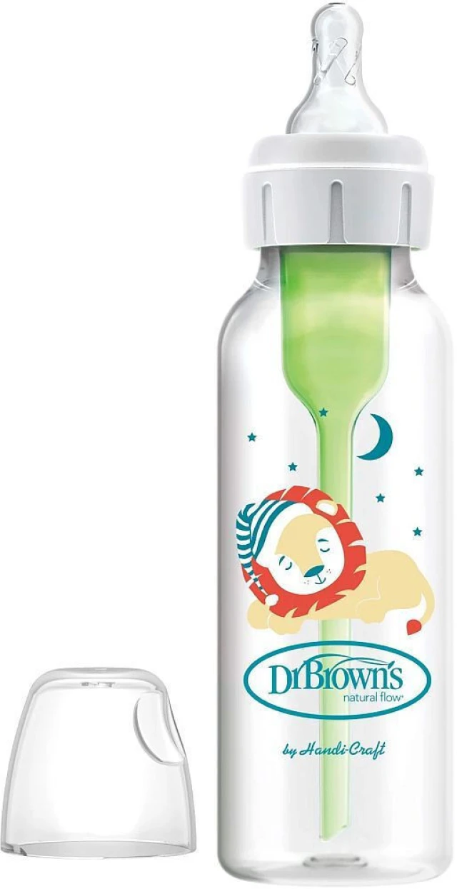 Dr Brown's - Options+ Anti-colic Plastic Bottle with Narrow Neck and...