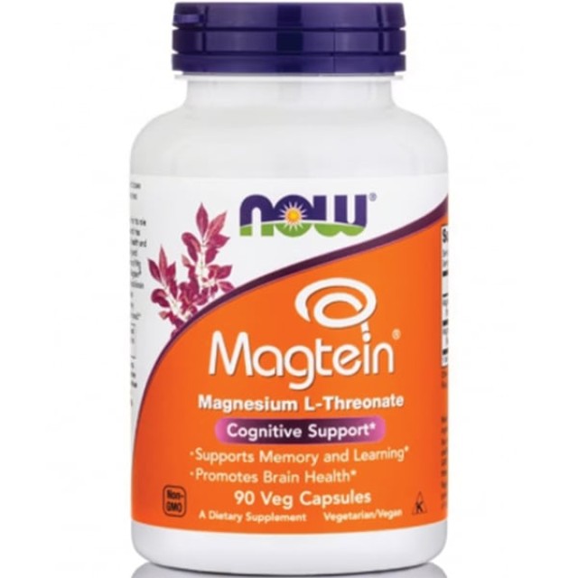 Now Magtein® Magnesium L-Threonate Συμπλήρωμα Διατροφής με Μαγνήσιο...