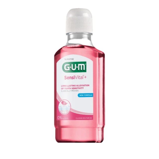Gum Sensivital Plus Mouthrinse Στοματικό Διάλυμα για Ευαίσθητα Δόντ...
