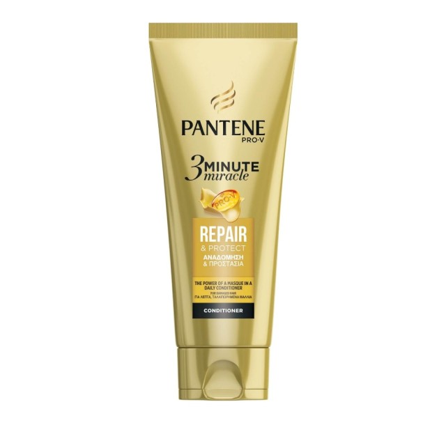 Pantene Pro-V 3 Minute Miracle Repair & Protect Conditioner Μαλακτική για Λεπτά/Ταλαιπωρημένα Μαλλιά 200ml